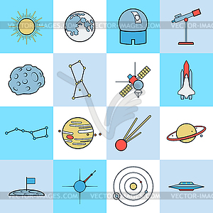 Astronomy icon - vector image