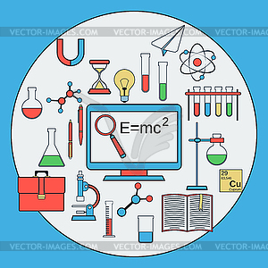 Science vector illustration - vector clipart