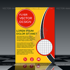 Booklet vector template - vector image