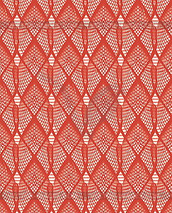 Seamless pattern red and beige colors - vector clip art