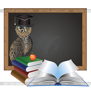 Wise Owl - vector clip art