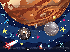 Jupiter Planet - vector clipart