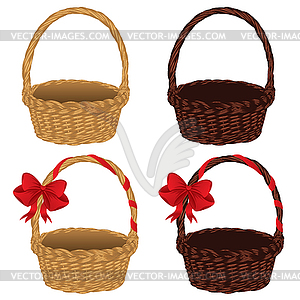 Set of Baskets - vector image