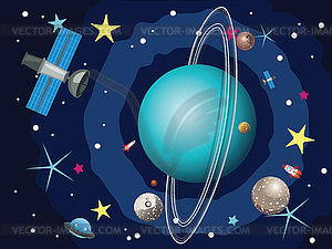 planet uranus clipart