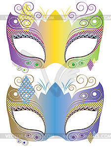 Decorative Carnival Mask - vector clipart