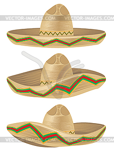 Mexican Hat Сомбреро - векторный клипарт EPS