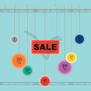 Sale Banner Design - vector image