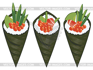 Set of Sushi - vector image