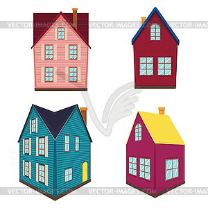 Small rural house - vector image