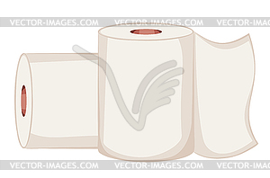 Roll tissue paper - vector clip art