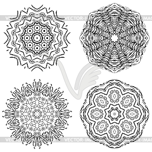 Abstract mandala design - vector clip art