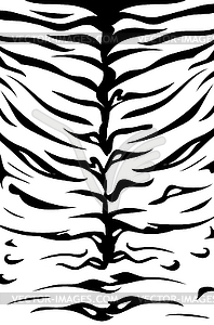 Tiger stripes design - vector clipart / vector image