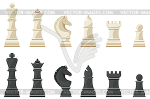 Chess figures design - vector clipart