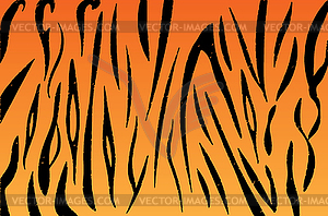 Tiger stripes design - vector clipart