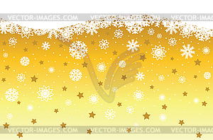 Background with snowflakes - vector image