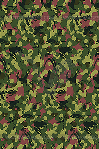 Green brown camouflage pattern - vector clipart