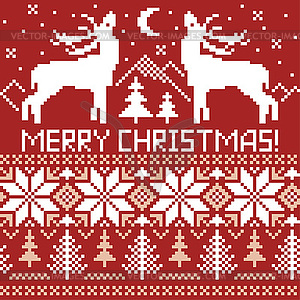 Christmas card - stock vector clipart
