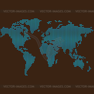 World point - vector image