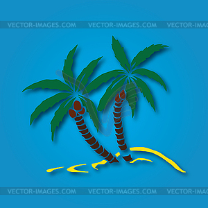 Palm - vector clipart