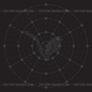 Grid for modern virtual technology fantastic - vector clipart