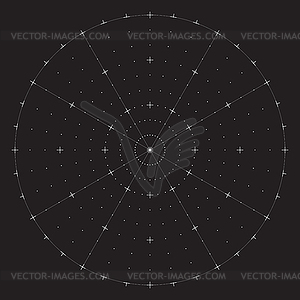 Grid for modern virtual technology fantastic - vector clip art