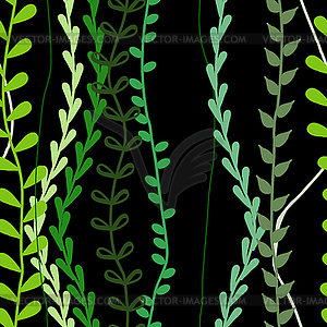 Vector leaf seamless pattern. Abstract nature desig - vector image