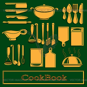 Recipe book. template - vector clip art