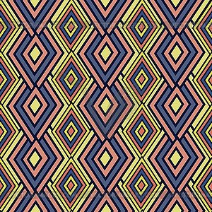 Бесшовные геометрический рисунок. Векторная иллюстрация. - векторный дизайн