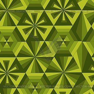 Green geometrical poligon pattern - vector clipart