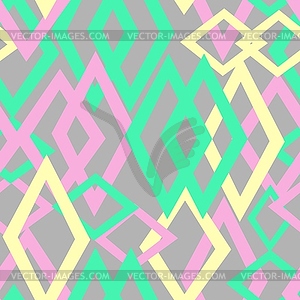 Cute pastel pattern. Seamless texture with rhomb - vector clipart