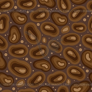 Cute pattern. Seamless texture with stones - vector image