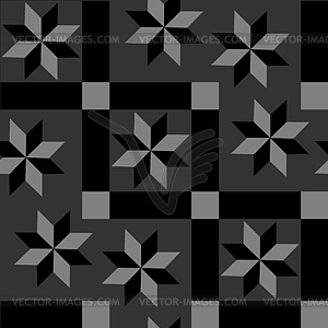 Seamless abstract geometric decorative background - vector image