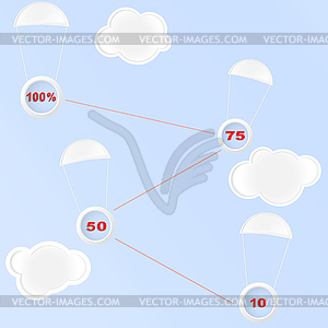 Air chart - vector image