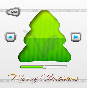 Merry Christmas and happy new year Background - vector image