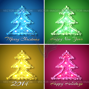 Веселого Рождества и счастливого нового года Фон - изображение в векторе / векторный клипарт