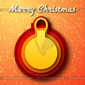 Merry Christmas and happy new year Background - vector image