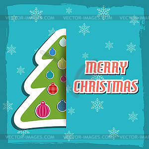 Merry Christmas and happy new year Background - vector clip art