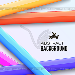 Abstract rainbow banner form background concept - vector image