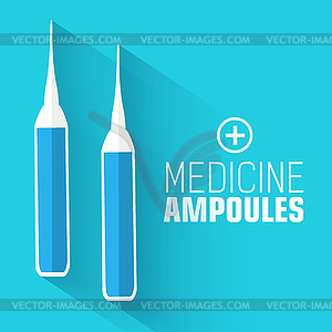 Medicine flat icons set concept - vector image