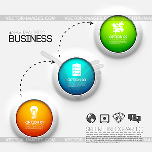 Business infographic design background concept. - royalty-free vector image