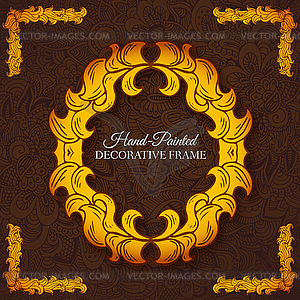 Abstract background ornament concept. Ve - vector image