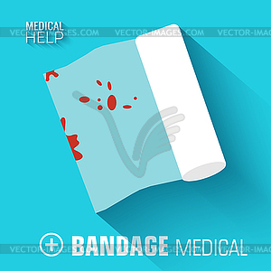 Medicine flat icons set concept - vector image