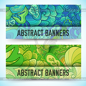 Bokeh banner background - vector image