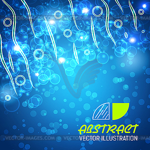 Bokeh abstract background - royalty-free vector image