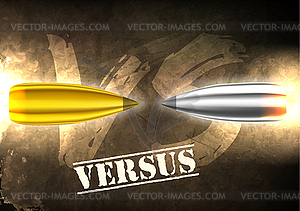 Bullet background concept - vector image