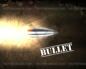 Bullet background concept - vector image