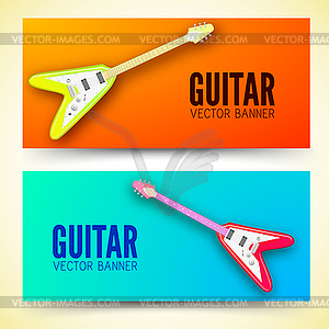 Guitar background concept - vector clipart
