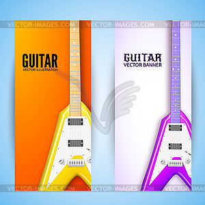 Guitar background concept - vector clip art