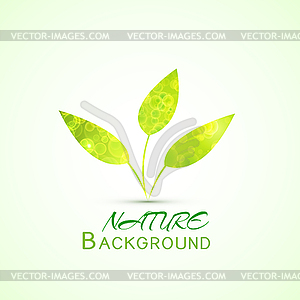 Nature abstract concept - vector clipart