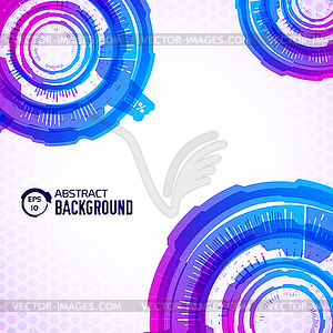 Tech abstract background concept. for you design - vector clip art